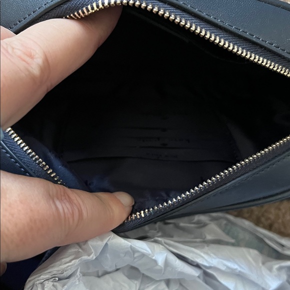 NWT! New! Kate Spade Spade Flower Jacquard Everything Mini Camera Bag Blue Multi - Picture 8 of 10